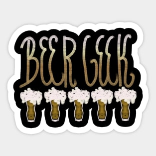 beer geek Sticker